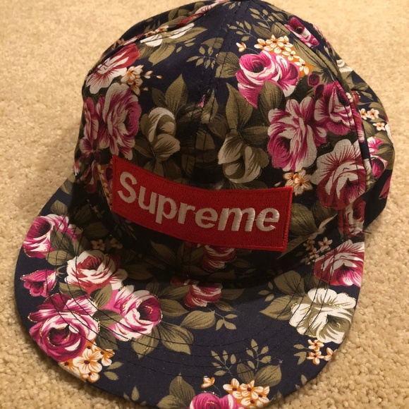 supreme floral beanie